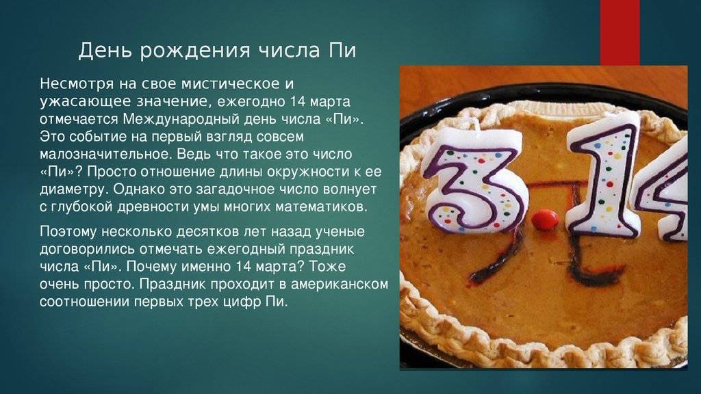 Международный день числа пи | fiestino.ru