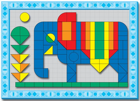 Игра «собери мозаику» или «логотип компании»