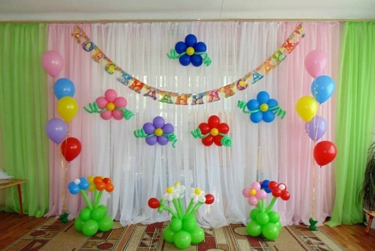Оформление зала шарами: самые простые способы украшения | снова праздник! | коллекция праздничных идей