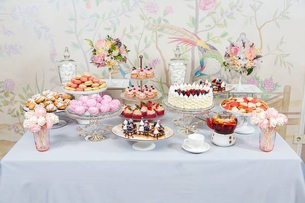 Candy bar на свадьбу – заказать сладкий свадебный стол