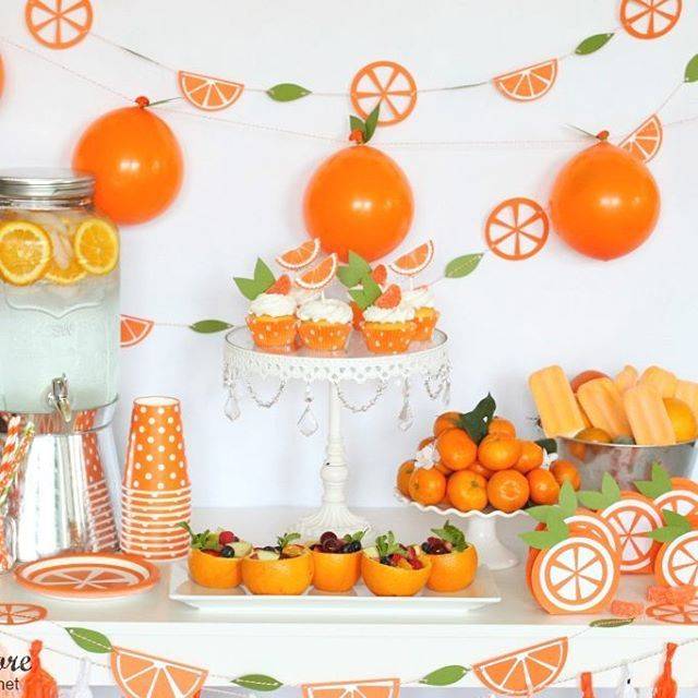 Оранжевая вечеринка для взрослых: лови сочное настроение | fiestino.ru