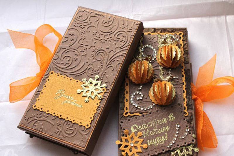 Открытка-шоколадница в подарок - коробочка идей и мастер-классов