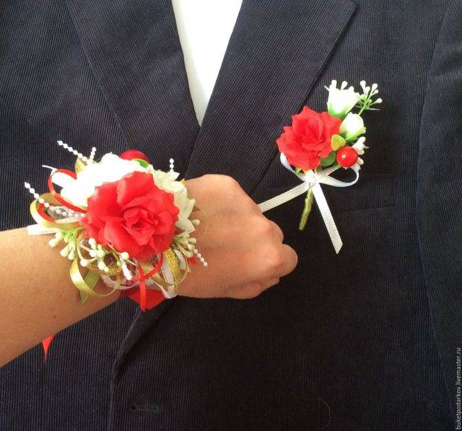Бутоньерка своими руками: свадебные мастер-классы с фото