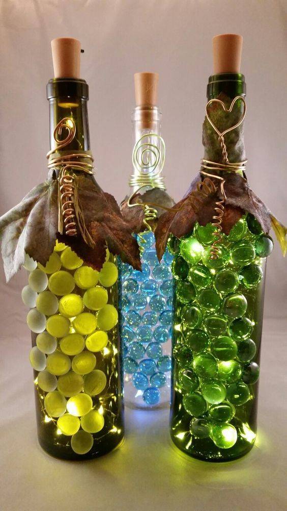 Декор бутылок: 85 фото лучших идей украшения различных типов бутылок своими руками