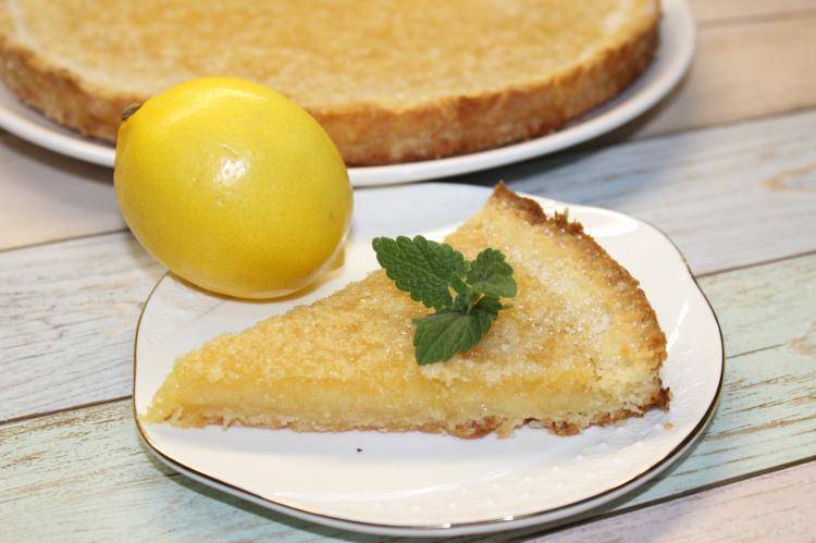 Пирог с лимонной начинкой (семейный рецепт с подробными фотографиями)