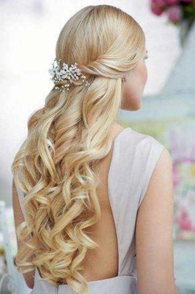 Модные тенденции свадебных причесок на длинные волосы с фото