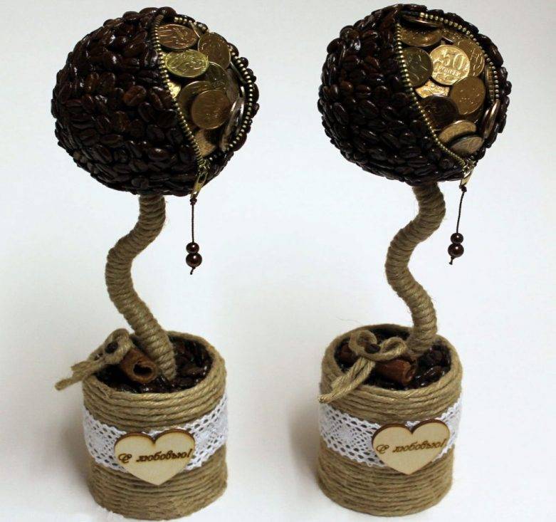 Кофейное дерево (топиарий из кофе): как сделать дерево в горшке из кофейных зерен