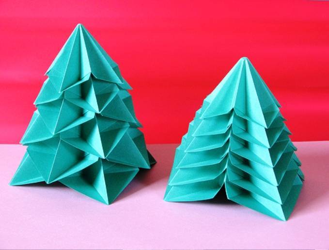 Бонсай топиарий ёлка мастер-класс новый год моделирование конструирование ёлочка из бумаги  бумага