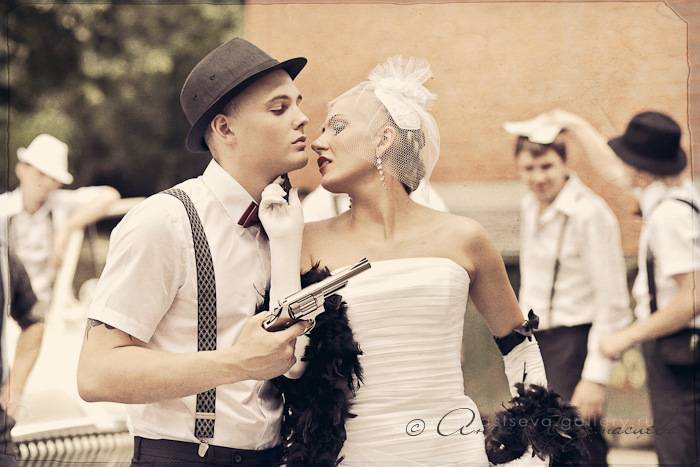 Свадьба в стиле гангстеров чикаго 20 30х годов с фотографиями и видео