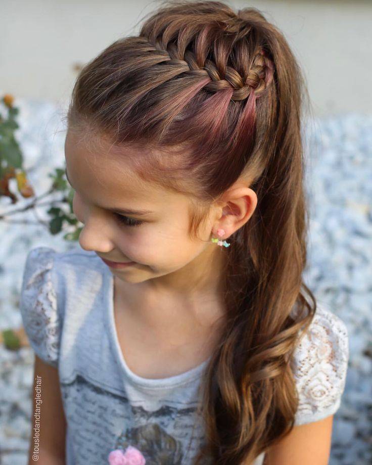 Прически на длинные волосы для девочек пошагово - фото причесок